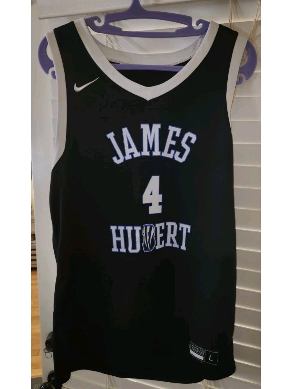 JAMES HUBERT BLAKE high school basketball jersey nike #4 large